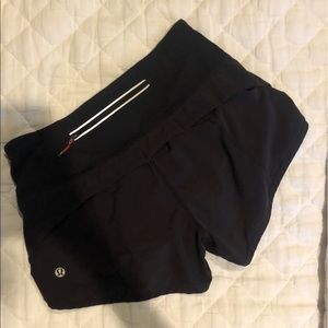 Classic Black Lululemon Shorts
